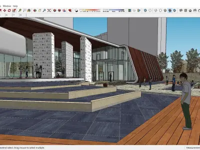 Sketchup Office building A22 3D model