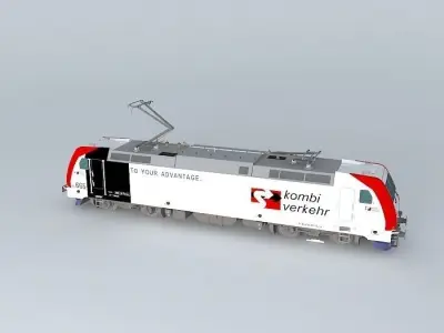 Bombardier - TRAXX F140 AC2 / Kombi Verkehr livery Free 3D model