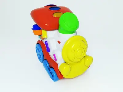 Toy locomotiv 3D model