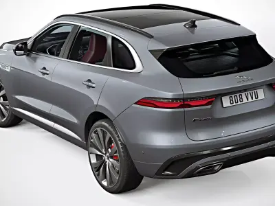 2021 Jaguar F-Pace 3D model