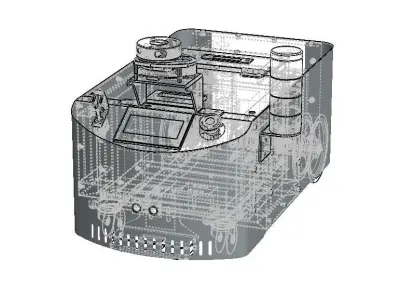 Automated Guided Vehicle CAP20 3D model