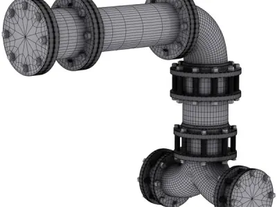 Sewer Pipes Free 3D model