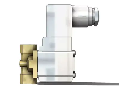 Valvula Solenoide SMC VX212BZ2A Solenoid Valve 3D model