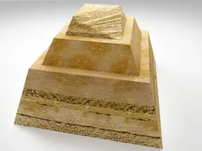 Meidum Pyramid  - The Ancient Egypt Low-poly 3D model
