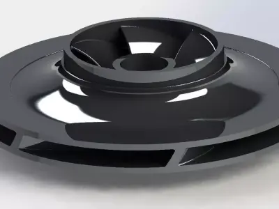  Inverted pump impeller Free 3D model