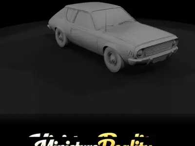 1-87 1970 AMC Gremlin Print Ready STL 3D print model