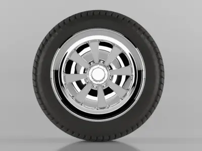 unusual Tire or tyre High poly design 50 percent off 3D model