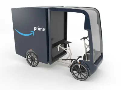 Amazon delivery bike 3D model