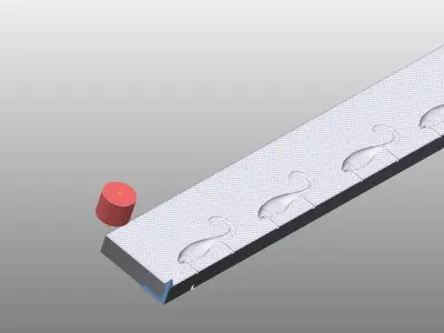 3d mold plastic lure 3D model