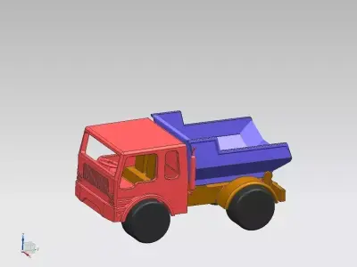 Truck dump 3D print model