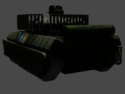 Model of Ukraine tank Low-poly 3D model