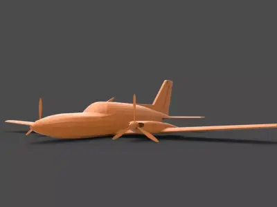 Cessna 402 3D print model