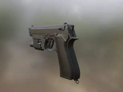 Beretta M92 3D model