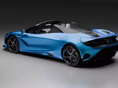 McLaren 750s Spyder 1 24 Model kit 3D print model