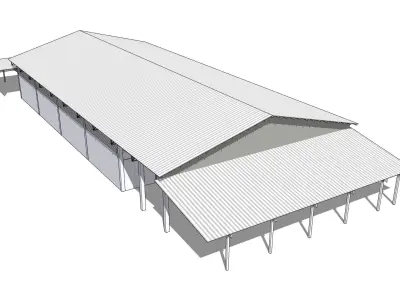 Warehouse 23ZZ49 3D model