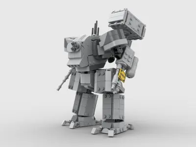 heavy exo fighter   3D model