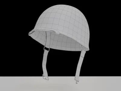 War equipment Low-poly 3D model