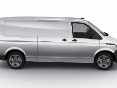 VW Transporter T61 panel van L2 3D model