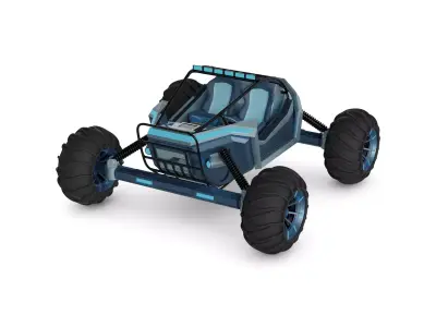 Amphibious ATV 3D model