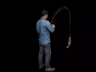Fishing 3D model