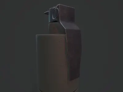 Smoke Grenade - Models and Textures Low-poly 3D model Low-poly 3D model
