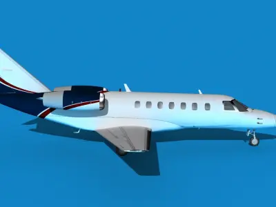 Cessna C528 Citation CJ3 V06 3D model