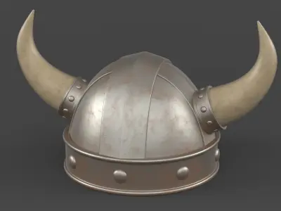 Viking Helmet 3D model 11