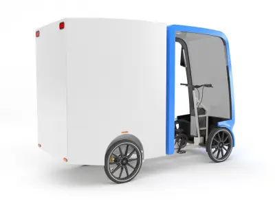 EAV Delivery bike 3D model