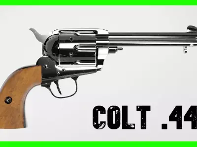 Colt Single Action Army 44 3D model