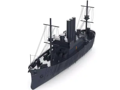 Replenishment Ship 3D model get