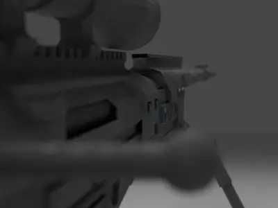 sniper dl q33 from call of duty mobile 3D model