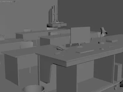 Sci-fi Lab- laboratory- interior 3D 3D model