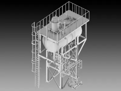 5 Factory Props- High detail 3d models- Vol 07 Low-poly 3D model