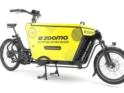 Zoomo Cargo e-bike 3D model purchase