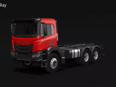 Iveco Stralis X-WAY 6x4 3D model