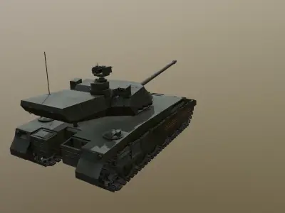 T14 - Armata Green 3D model