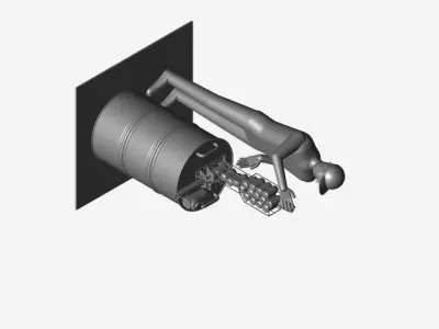 Can Crusher Assy Free 3D model