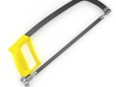 Hacksaw saw 3D model