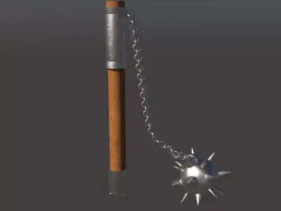 Morning Star - Medieval Weapon 3D model