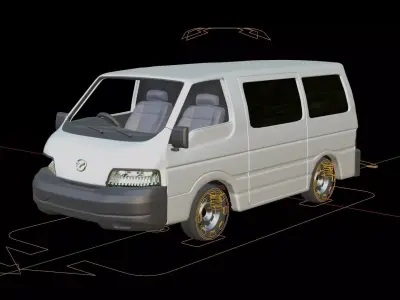 Mazda Bongo Cargo Van 3D model