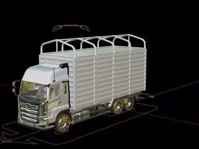Hino Profia Box Truck 3D model
