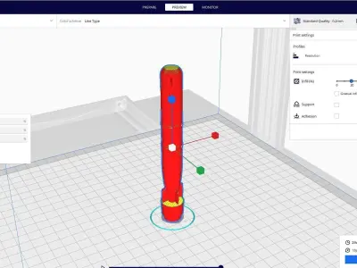 MK46 torpedo 3D print model