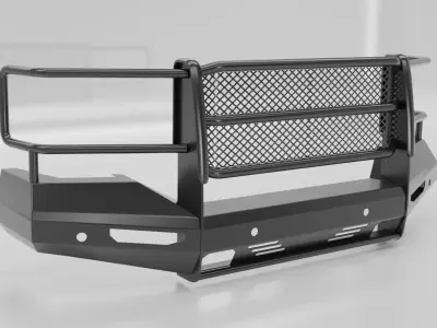BUMPER  FRONT TYPE WARRIOR FOR GMC TRUCK 3D model