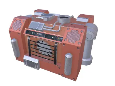 Generator 03 Low-poly 3D model