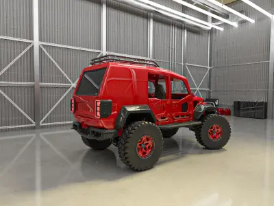 Gaz 69 restyling concept 2023 3D model