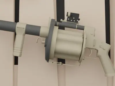 Grenades Pack Low-poly 3D model