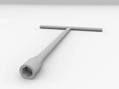 Socket Wrench 3D model buy