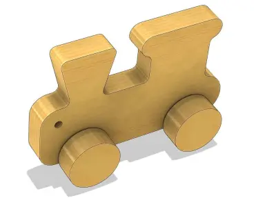 Train toy for 3D printing 3D print model