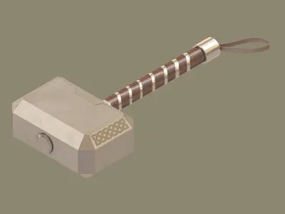 Mjolnir Thors Hammer 3D model