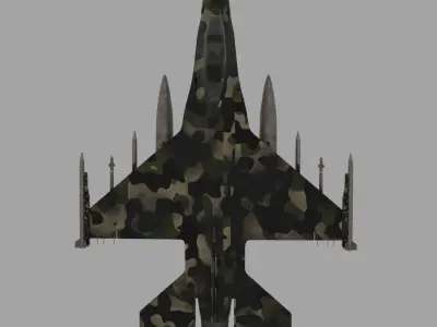 F-16 Jet Low-poly 3D model purchase